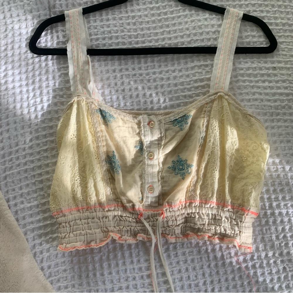 Vintage free people crop top